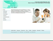 Tablet Screenshot of dr-rattay.de